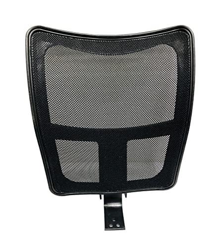 Image of GOYALSON Office Visitor revolving Boom Chair Back with headrest Spare Parts Accessories Smile Jali Model Chair Net Back with nut Bolts and Key Easily fit to Every Chair (Chand Back)