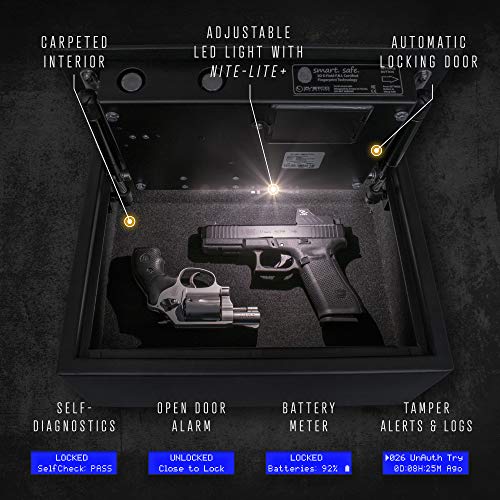 Verifi Smart Safe S3800 Biometric Safe with FBI Certified Fingerprint Sensor Top Opening