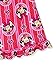Minnie Mouse Girls Flannel Granny Gown Nightgown Pajamas (2T, Jewel Red/Pink)
