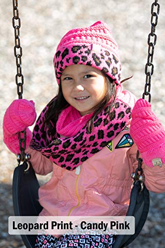 Kids Infinity Scarf - Solid Indi Pink #TOP6