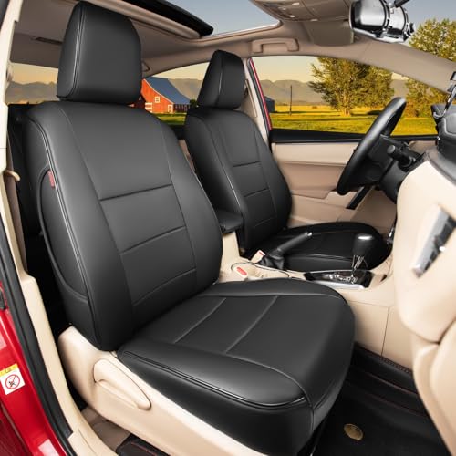 HKZ Customized Special seat Cover for Toyota Corolla (Black, 2023-2026 Corolla L LE (Non-Hybrid))
