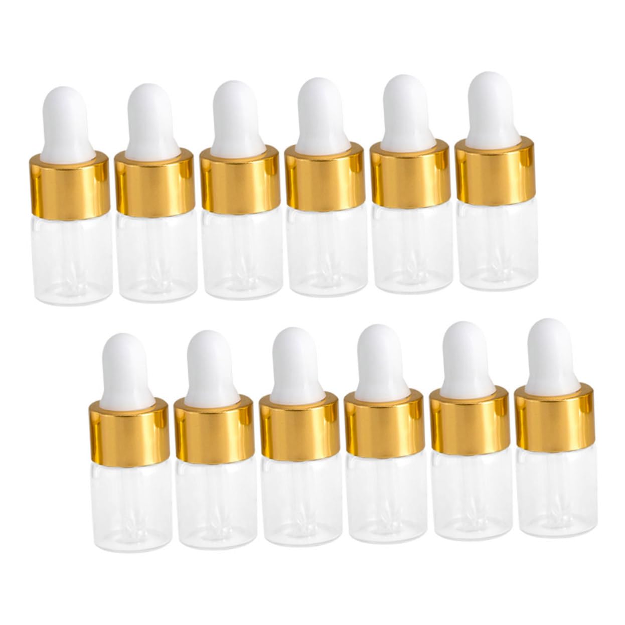 Gogogmee Glass Dropper Bottles 30pcs Essential Oil Droppers Bottles Droppers Empty Bottles for Cosmetics Liquid Packing