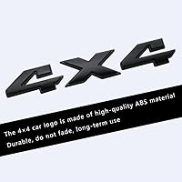 Vista 3 de Calcomanía de emblema de 4 x 4, calcomanía 3D para guardabarros, calcomanía de placa de identificación de emblema de 4 x 4, emblemas exteriores