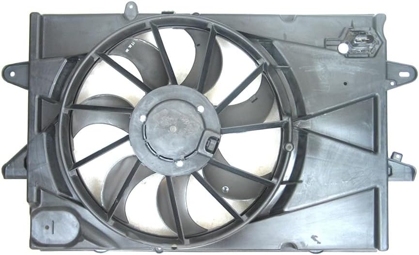 Replacement Engine Cooling Fan Assembly for 2010-2017 Chevrolet, GMC Equinox, Terrain (2.4L 4 Cylinder)