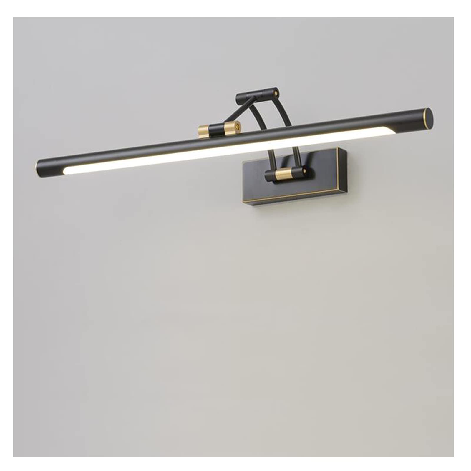 Applique murale pour miroir anti-ombre avec angle d'éclairage réglable pour salle de bain