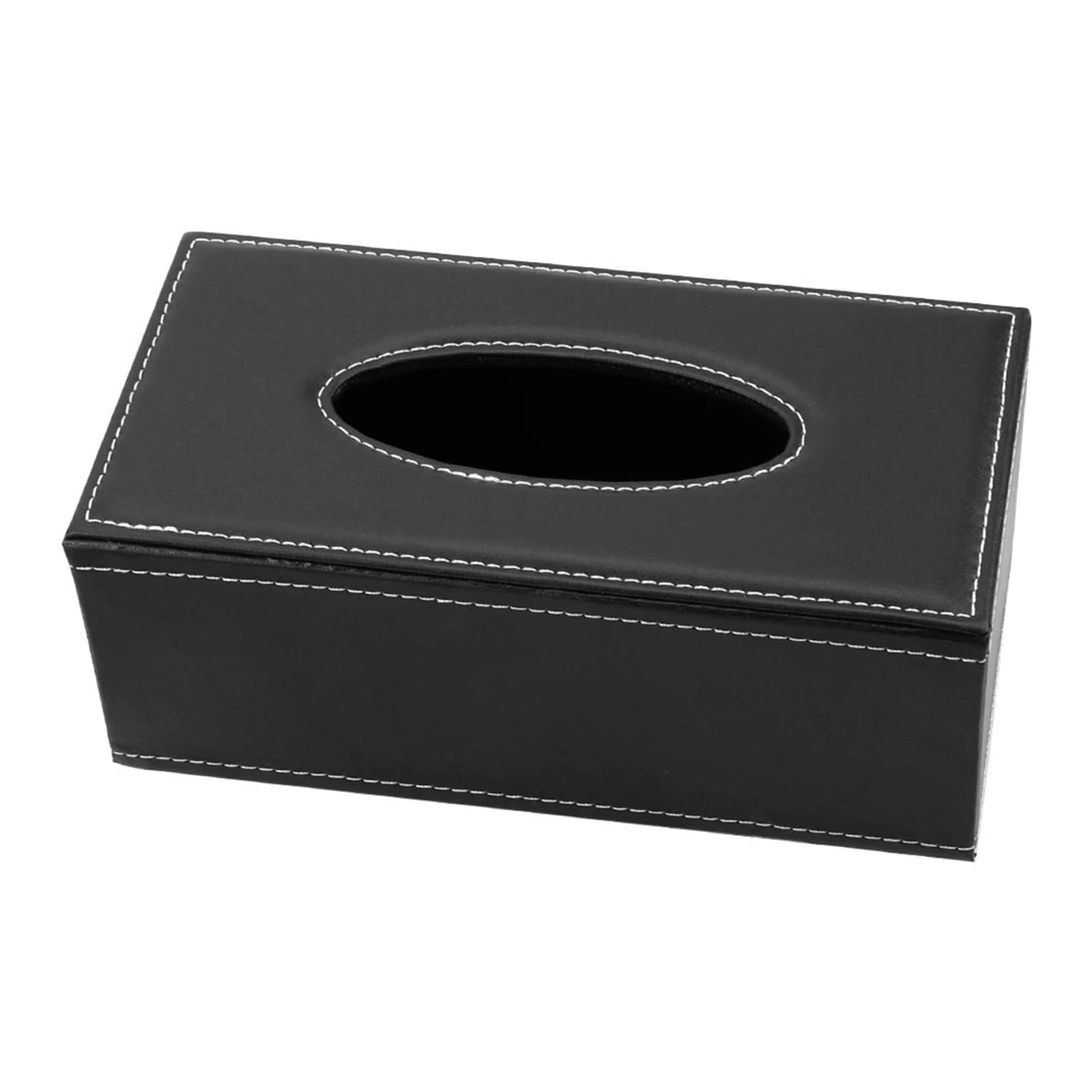 Tissue Box Home Kitchen Organization Home Supplies PU Leather Tissue Box Rectangular Tissue Paper Napkin Box Paper Holder Anti-moisture