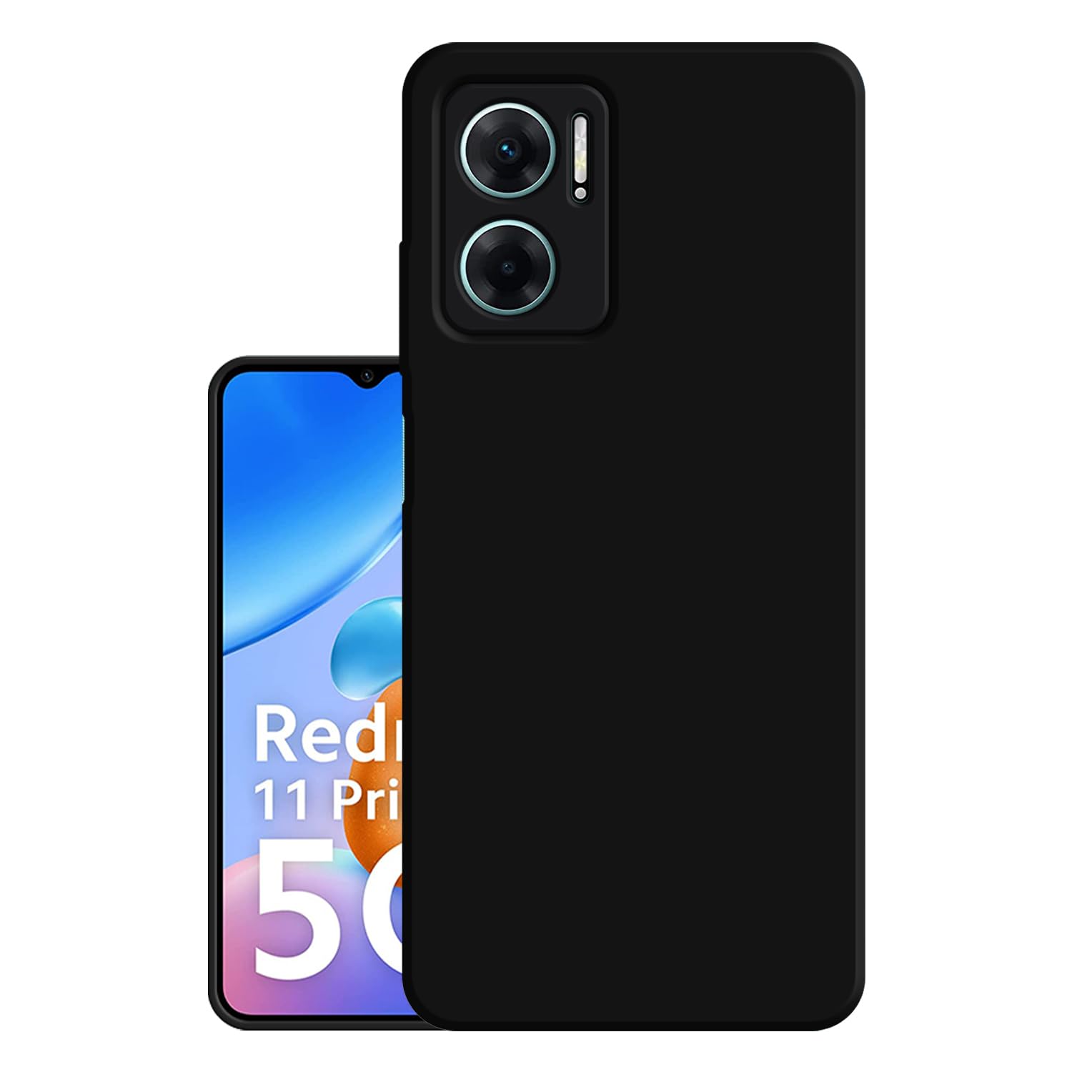 HELLO ZONE Exclusive Matte Finish Soft Back Case Cover for Xiaomi Redmi 11 Prime 5G - Black (B0C7QNLF5K) Amazon Price History, Amazon Price Tracker