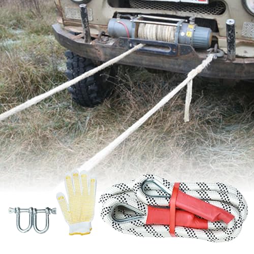 Sangle de remorquage de voiture robuste et corde de récupération pour remorque et VTT - 2
