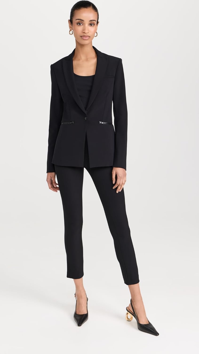 Veronica Beard Women's Zip Back Scuba Pants - Image 5