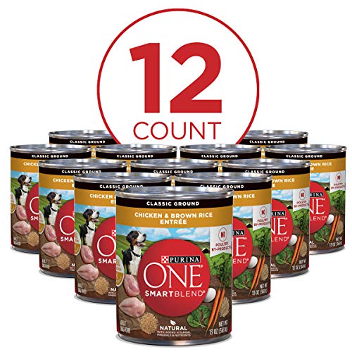 Purina ONE Natural Pate Wet Dog Food, SmartBlend Chicken & Brown Rice Entree - (12) 13 oz. Cans - Image 2