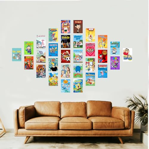 Image of Wallgasm Pack of 30 10cm x 15 cm 300GSM Posters For Kids | Posters For Kids Room - Kids Study Room Decor - Kids Room Decoration