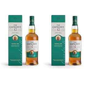 The Glenlivet 12 Year Old Single Malt Scotch Whisky (Double Oak), 70cl with Gift Box, Malt Whisky (Pack of 2) – The Glenlivet