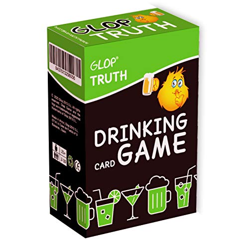 Glop Truth - Truth or Drink - Drinking Games - Drinking Games for Adults Party - Adult Board Game - Fun Card Games - Gift for Men and Women