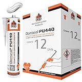 DCP Donseal PU440 Polyurethane Concrete Sealant 12 Pack– Non-Sag Concrete Caulk for Joints, Walls, Sidewalk...