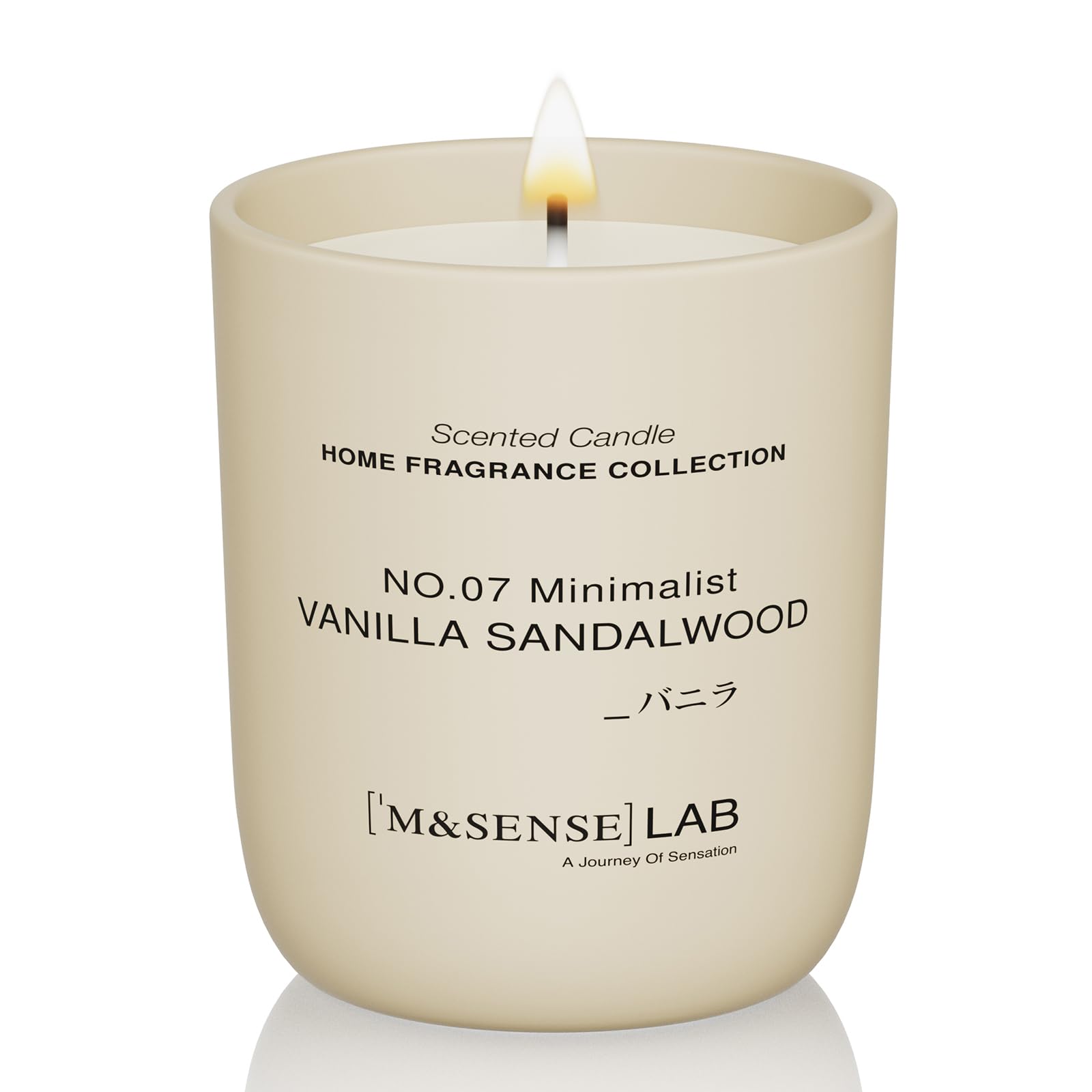 M&SENSE Duftkerzen im Glas - Natursojawax Kerze 150g 30h Brenndauer, Geschenk für Frauen und Männer, Einfaches Design, Aromatherapie für Zuhause, Bad, Yoga Entspannung