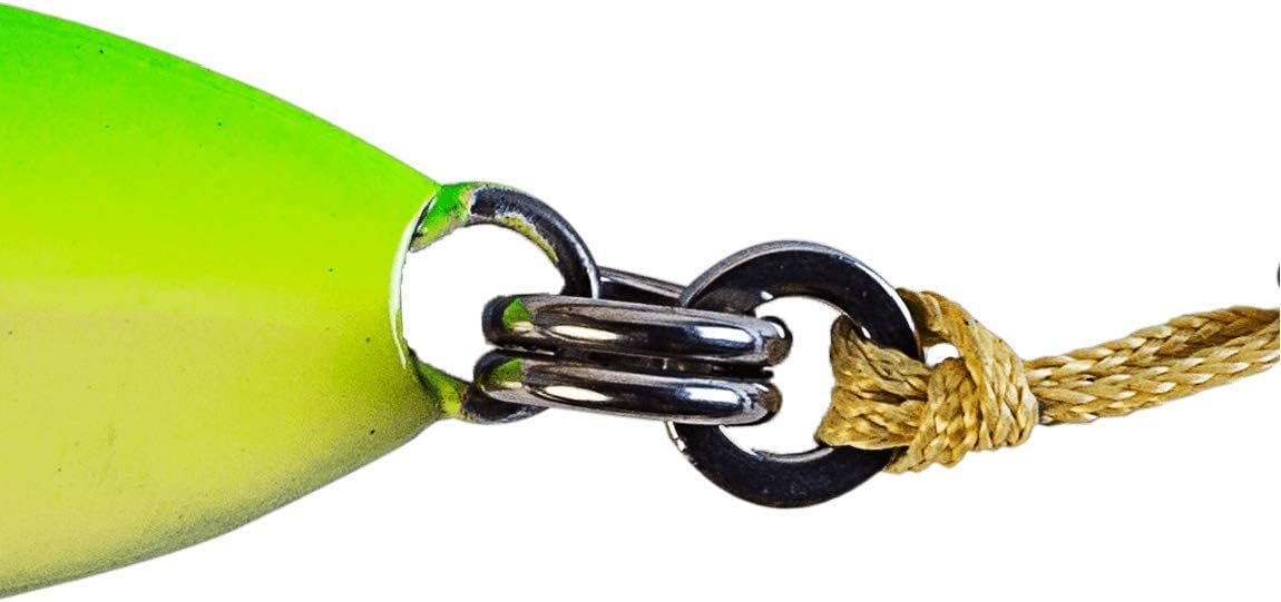 Palomar Flat Fall Jig Slow Pitch Vertical Iron Ocean Lure | MUSTAD Hooks-Owner Rings | Kevlar Assist Cord | 10 Colors-5 Weights | 6-Pack / 2-Pack Bulk Prices | Evolutionary Graphene Paint | US Owned