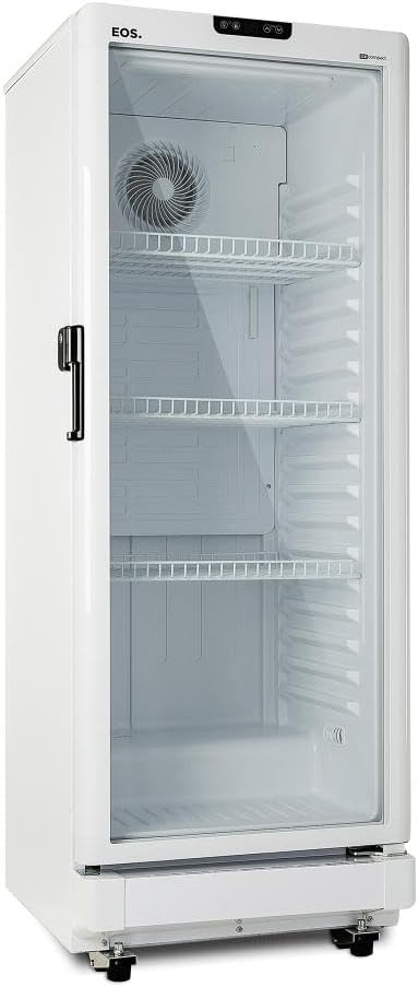 Refrigerador Expositor Vertical EOS 231 Litros Eco Gelo Digital Branco EEV210B 110V