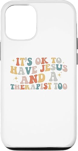 Miniatura 4 de iPhone 11 Pro Its Ok To Have Jesus And A Therapist Christian Therapy Menta Case