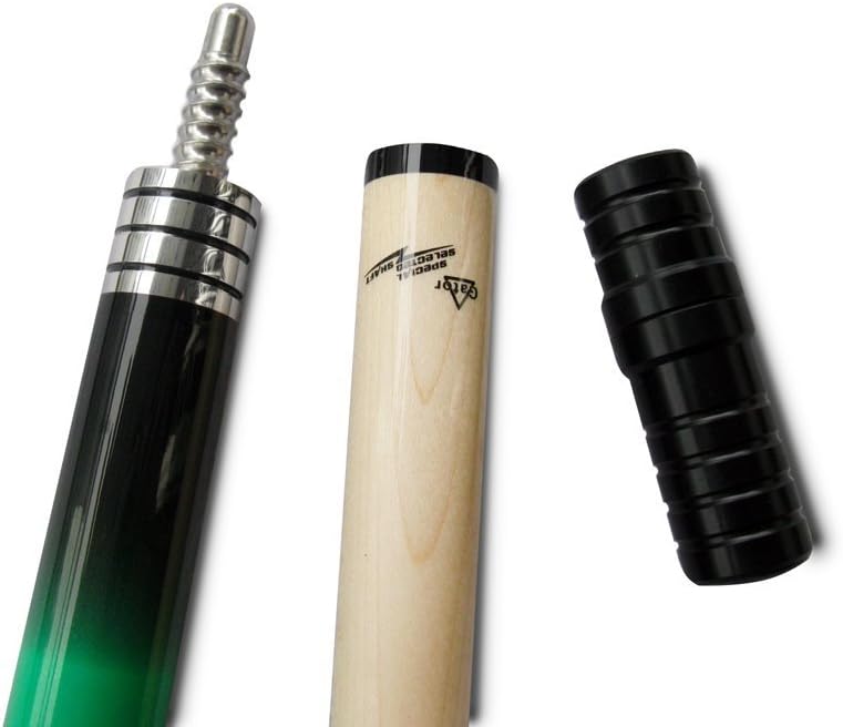 Champion Green Spider Billiards Maple Pool Cue Stick 21 oz, Champion or Cuetec Billiard Glove