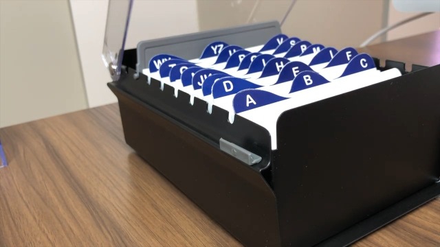Boîte à Fiches Métal Acrimet 5x8 Pouces - Organisateur Avec Index AZ Et Couvercle Transparent