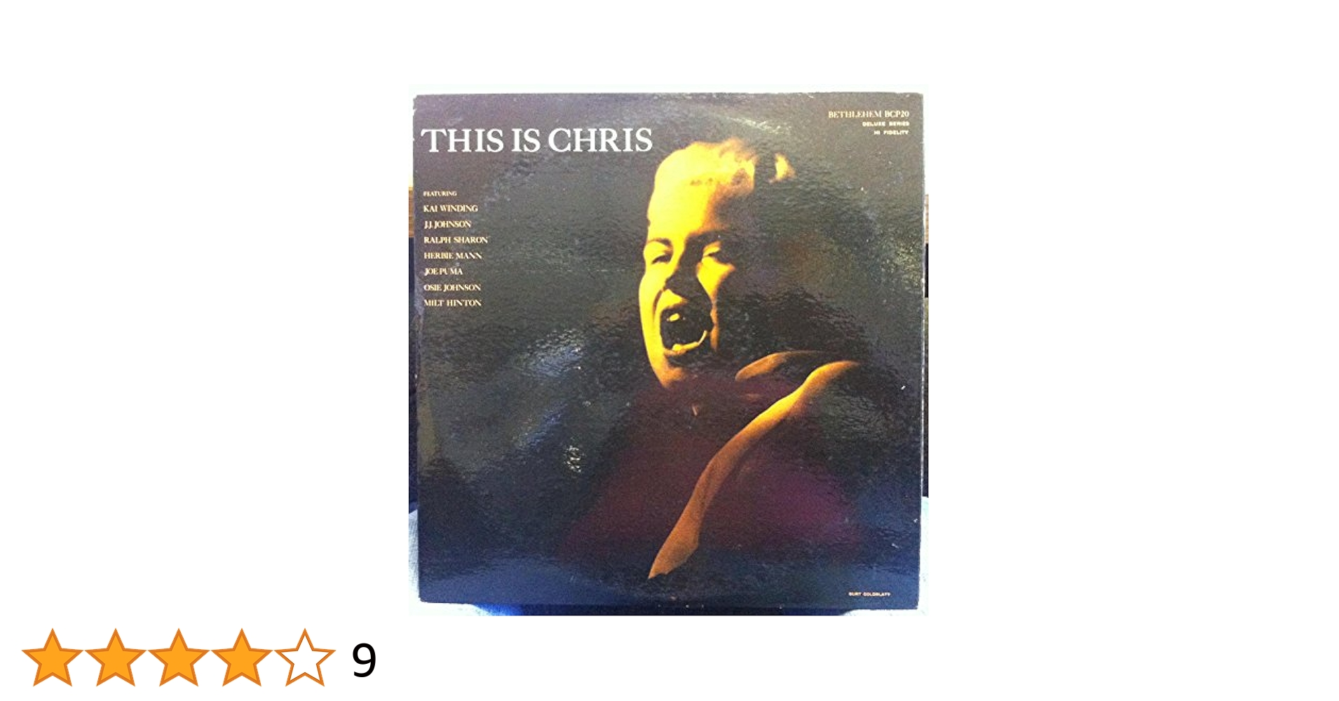 ☆現品限り！US初期盤MONO☆クリス・コナー This is Chris