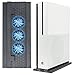 Xbox One S Ventola Raffreddamento, LeSB Xbox One S Supporto Verticale con 3 Ventole e HUB USB a 2 Porte per Ricarica e Trasferimento Dati