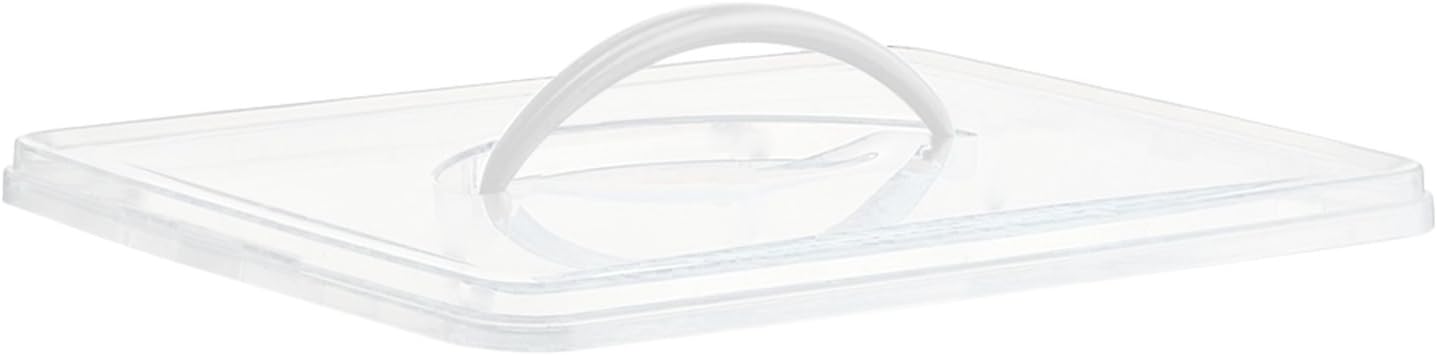 DuraCasa Cupcake Carrier EXTRA LID For Converting our 2 or 3 Tier Holders Into 1 or 2 Tier Separate Containers, Stacking Storage Transporter Replacement Top For Cakes, Cookies, or Desserts (White)