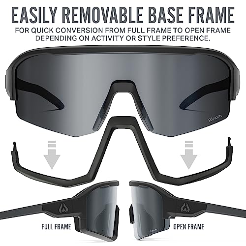 Wildhorn Radke Mtb Cycling Glasses, Uv400 Sports Sunglasses, Cycling Sunglasses For Men & Women W/ 3 Interchangeable Lenses #TOP2