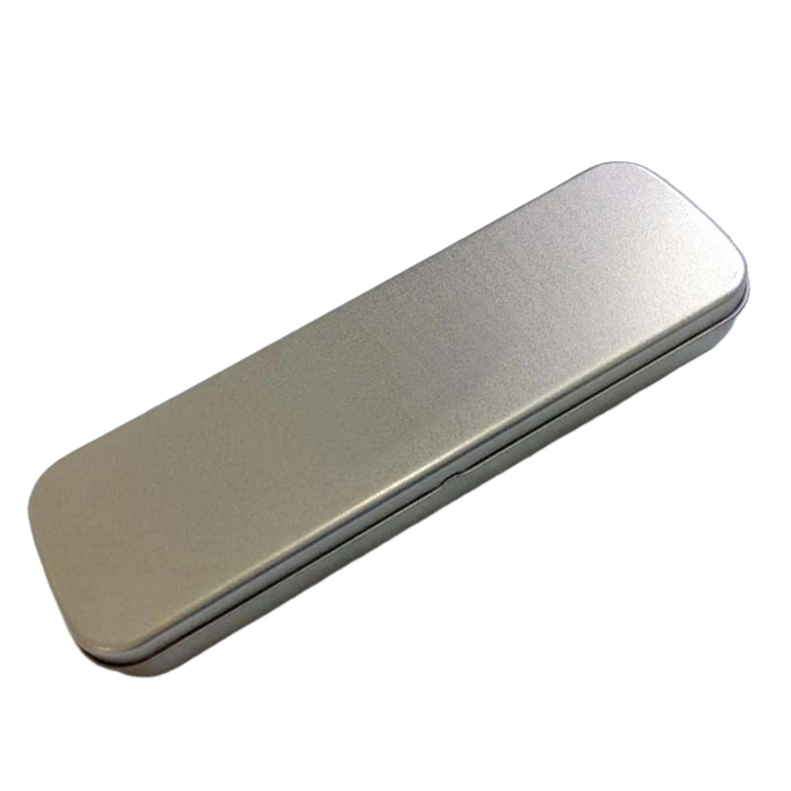 ZHSOAO 3pcs Metal Pencil Case Rectangular Fountain Pen Multi-use Large Capacity Stationery Storage Box Tinplate Student Supply for Pen