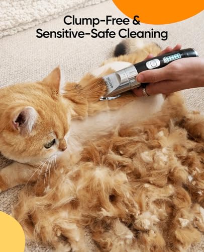 image for oneisall Cat Clippers,Quiet Cat Hair Trimmer for Matted Hair,Rechargea