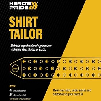 Rothco Heros Pride Shirt Keeper Tailor Rubber Belt, Size 44 inch