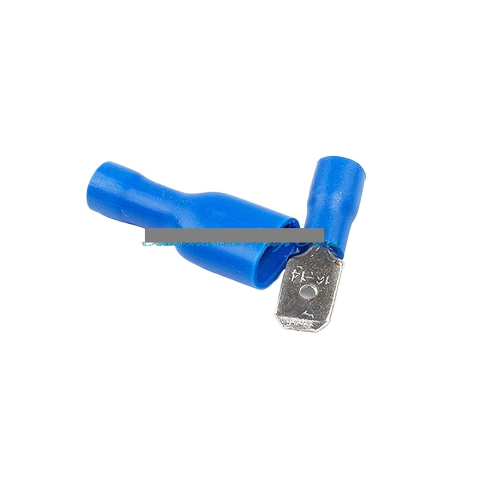 QMKADFQXF 50PCS(25pair) 16-14AWG Insulated Spade Crimp Wire Cable Connector Splice Terminal Male+Female Kit Insulated Spade Connectors