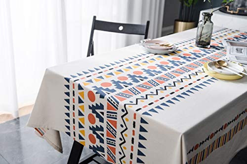 Nappe picnic imprimé géométrique moderne 140x250 - 4
