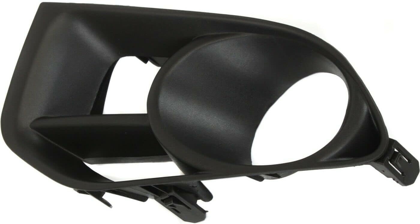 DAT AUTO PARTS Front Left Driver Side Bumper Insert Fog Light Bezel Molding Cover Grille Trim Replacement For 2011-2014 Nissan Murano Black Textured NI1038116 620751GR0A