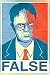"False" Dwight Schrute The Office Poster Print (12 x 18 inch, Rolled)