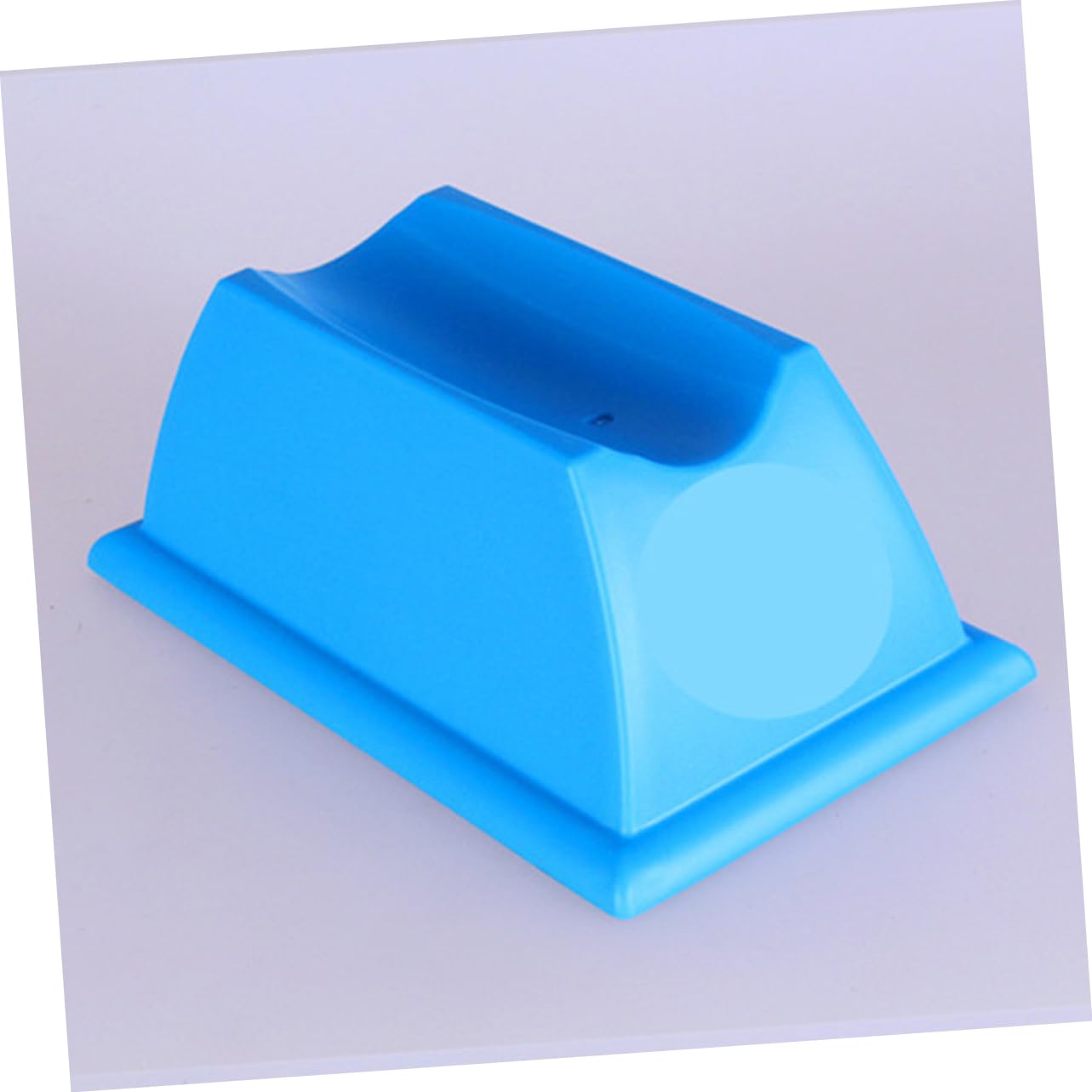 ifundom Bike Front Wheel Riser Block Stabilize Indoor Trainer for Bike Durable Material Blue Kickstand with Padded Feet to Protect Flooring and Prevent Slipping