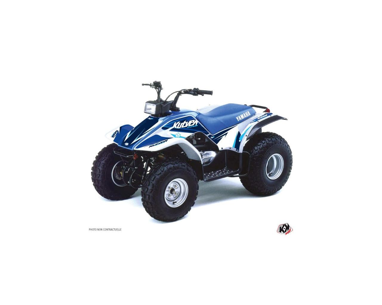 Kit déco Yamaha Breeze bleu rénover plastique quad rayé pas cher - 3