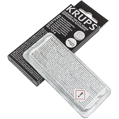 KRUPS XS3000 Cleaning Tablets for KRUPS Fully Automatic Machines (2 Pack)