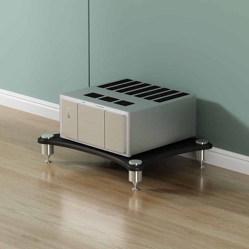 Meuble AV bois et métal pour stopper les vibrations de votre lecteur CD et ampli
