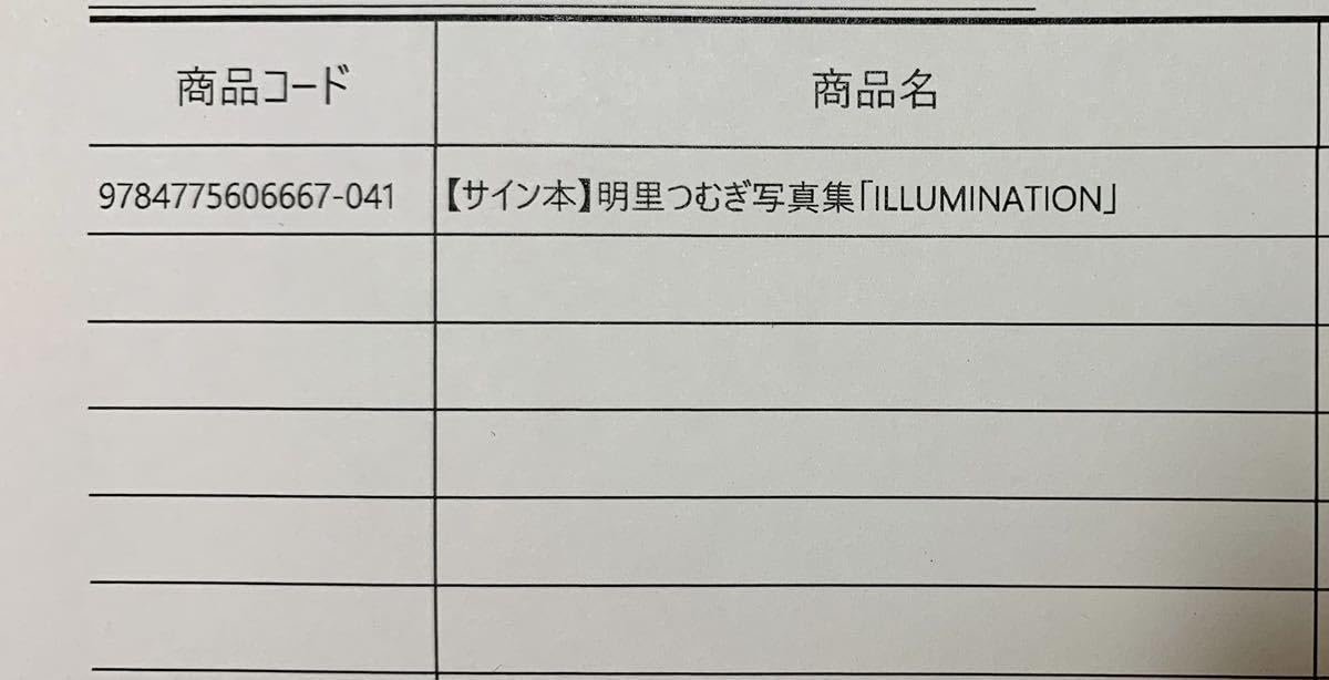 Amazon.co.jp: ／直筆サイン本明里 つむぎ 写真集「ILLUMINATION