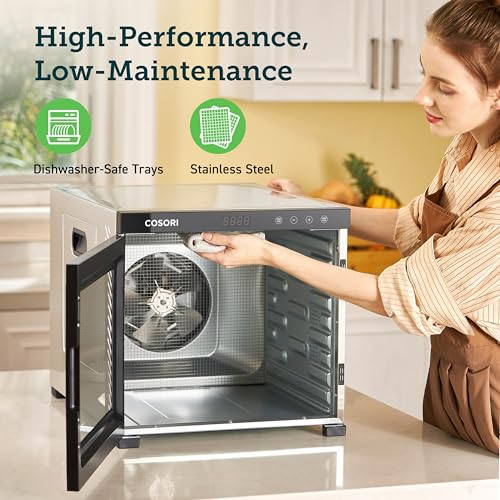 image for COSORI Food Dehydrator for Jerky, 10 Trays, 16.2ft² Drying Space, 165