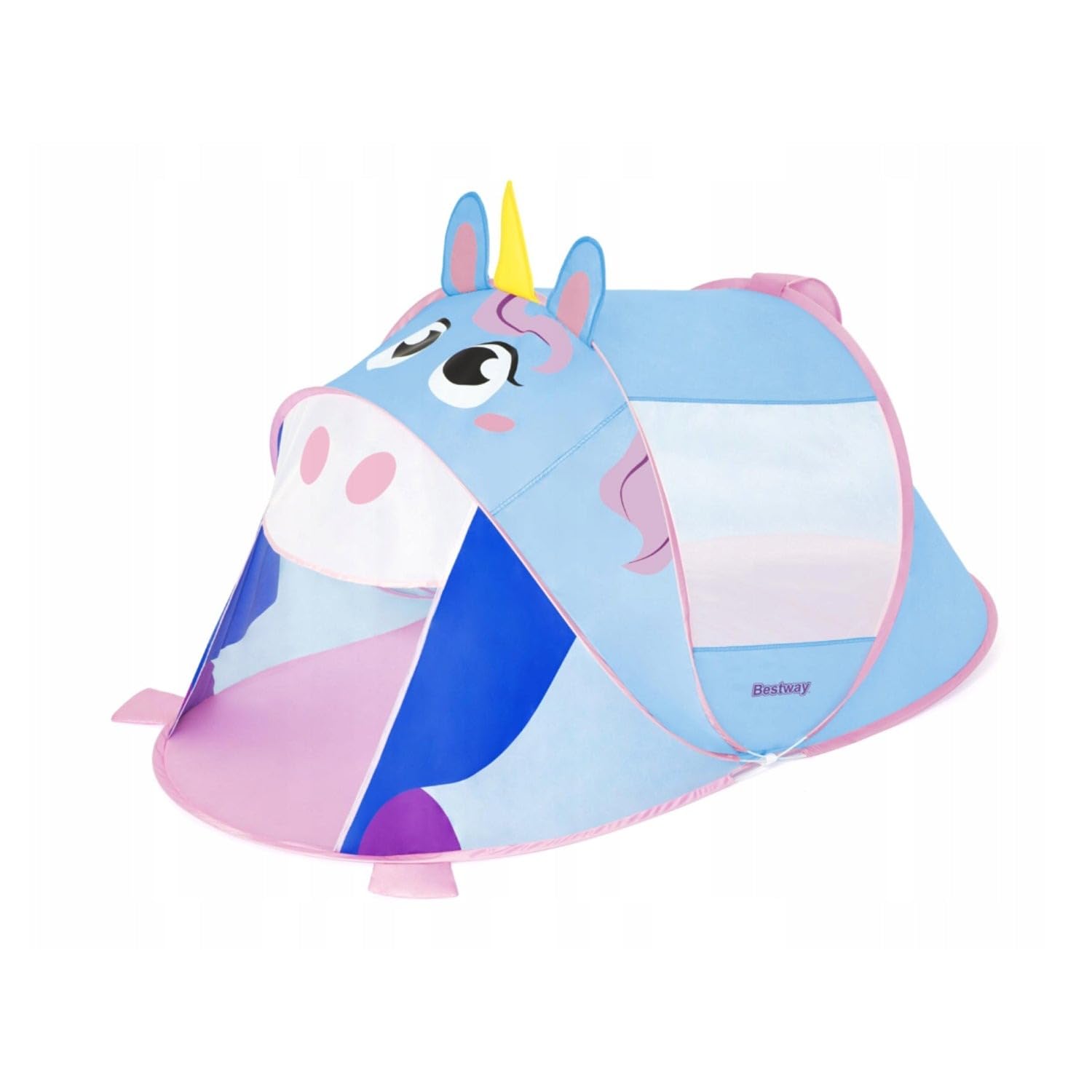 Avilia Tenda da Gioco Unicorno per Bambini – Design a Forma di Unicorno, Struttura Pop-Up Facile da Montare e Smontare, Spaziosa e Adatta per Uso Interno ed Esterno, 182x96x81 cm