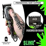 TPOB Slime 2 Professional Hair Clippers Collection (Black with Splatts) - Image 2