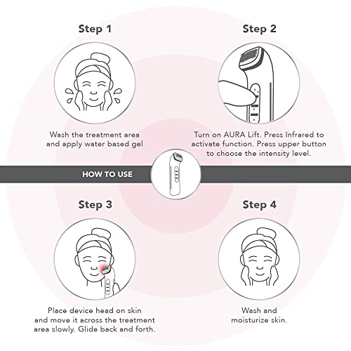 Aura Lift Skin-Tightening Device For Face, Neck, And Body — Lifting And Tightening Skin, Professional Home-Use Anti-Aging & Non-Invasive Skincare Machine, Cordless And Portable #TOP6