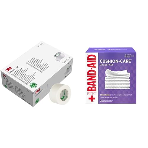 Miniatura 6 de 3M Micropor Cinta quirúrgica 1530-1 1 pulgada x 10 yardas 10in x 299ft 12 rollos por caja