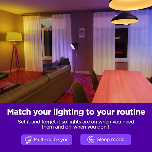 image for Roku Smart Light Bulbs (Color, 2-Pack) - Dimmable A19 Color Lightbulbs