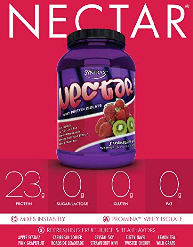 Nectar whey protein isolate 907g strawberry kiwi Syntrax