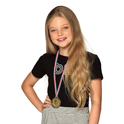 Boland 30841 - Set medailles, elk 6 cm, 3 podiummedailles met lint, goud, zilver, brons, trofee, overwinning, speelgoed… - Image 3