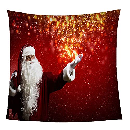 Couverture sofa 3D Père Noël pour des soirées d'hiver cocooning