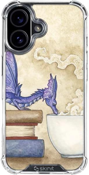 Skinit Clear Phone Case Compatible with iPhone 16 - Officially Licensed Talisman Dragon by Ruth Thompson Design